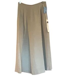 Josephine Chaus Midi tan skirt, Size 10, NWT